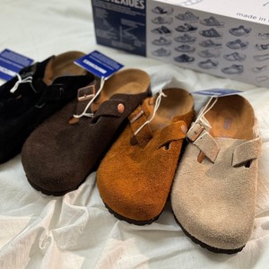 Sandalias Birkenstock <span class=keywords><strong>de</strong></span> Diseño con Caja, <span class=keywords><strong>Zuecos</strong></span> Planos <span class=keywords><strong>de</strong></span> Corcho, Moda <span class=keywords><strong>de</strong></span> Verano, Cuero Genuino, Favoritas <span class=keywords><strong>para</strong></span> Mujer y <span class=keywords><strong>Hombre</strong></span>, Alta Calidad - Product Image 1