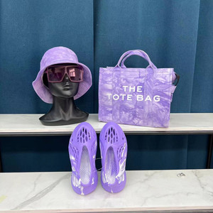 Sandalias de corredor de espuma de diseñador para mujer, bolsos de lona, conjunto de gafas, envío directo - Product Image 1