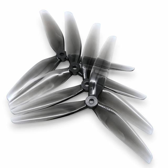 HQProp 7X4X3 Light Grey 7 Inch 3-Blade Polycarbonate FPV Propeller 2CW+2CCW Racing Freestyle Props for Quadcopter
