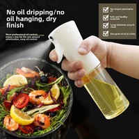 Bouteille pulvérisatrice d'huile pour cuisine, distributeur d'huile anti-goutte, contrôle du débit, injection par pression, qualité alimentaire, usage domestique