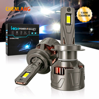 Bombillas LED de Alta Calidad para Faros Delanteros de Automóvil, 130W, 10000LM, Canbus, 6500K, 12V, H1, H3, 9004, 9005, 9006, 9012, H4, H11, H13, H7, Universales