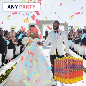 Biodegradabile Multicolor Party coriandoli lanciatori di cannoni per il nuovo <span class=keywords><strong>anno</strong></span> decorazioni per la celebrazione del matrimonio e del <span class=keywords><strong>compleanno</strong></span> di laurea - Product Image 6