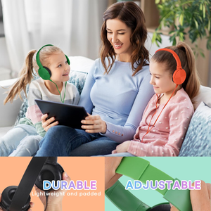 Wired Headphone Over Ear Cheap 3.5mm Plug Wired Earphone with Flat Cable Headset Heavy Bass Line <b>Control</b> for Mobile Phone - Product Image 4