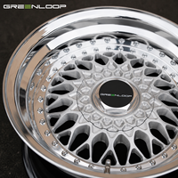 GREENLOOP Jantes forgées 3 pièces haute brillance pour voitures particulières 20 22 pouces 5x114.3 5x112 5x130 pour Mercedes BMW RR Benz