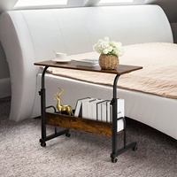 Bureau d'ordinateur pliable réglable / Table robuste en acier pour ordinateur portable pour le travail à domicile et au bureau - Fournisseur d'usine