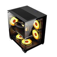 AntarcChill Hot Sale Gaming Computer Hardware & Software Modern Computer Case Desktop Water Cooling Gaming PC Case