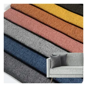 Гр и oeko -tex Сертификация пряжи окрашенная тканая ткань для дивана мебельная ткань ширина 140-160 см льняная ткань для дивана