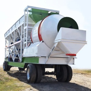 Mezclador de hormigón de engranaje de motor diésel con bomba de marco de acero y componentes de núcleo de motor para mezcla de sitio remoto - Product Image 2