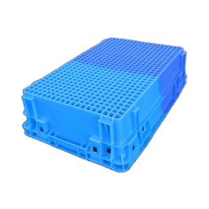 Baru K268 HDPE plastik pergantian kotak penyimpanan peti jala roti keranjang dua warna keranjang untuk pengiriman makanan - Product Image 2