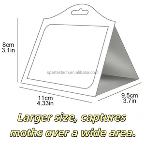 Pièges à mites de garde-manger en papier, pièges à colle, attractifs aux phéromones pour vêtements, crochets adhésifs portables pour armoires <span class=keywords><strong>et</strong></span> placards alimentaires - Product Image 2