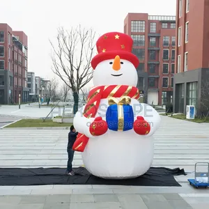 Giá Rẻ Năm Mới Inflatable Giáng Sinh Trang Trí Nội Thất Bong Bóng Lớn Inflatable Snowman