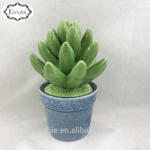 Ceramica faux pianta grassa parco arredamento del ristorante <span class=keywords><strong>con</strong></span> <span class=keywords><strong>vaso</strong></span> - Product Image 6