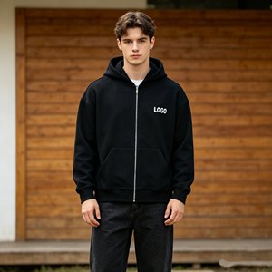 Sweat-shirt homme Waffle à bas prix, 560 GSM, 100% coton French Terry et polaire, impression par transfert thermique DTG, vêtements pour hommes fabriqués en Chine - Product Image 6