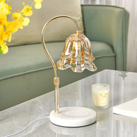 Lampe chauffe-cire électrique avec source lumineuse GU10, diffuseur d'aromathérapie pour chambre et maison