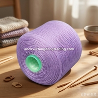Factory Wholesale 100% Spun Polyester Yarn 40/2 50/2 60/3 Colorful High Tenacity for Knitting