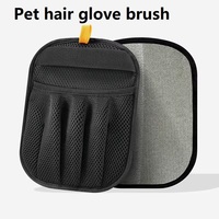 Gants de toilettage pour animaux à cinq doigts, double face en caoutchouc, pour enlever les poils des chiens et des chats, pour canapés et tapis, stock US prêt à être expédié