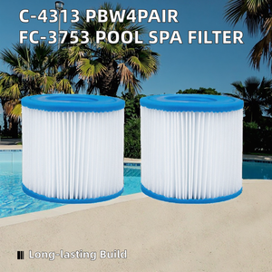 Cartouche de remplacement NEWDO pour filtres de <span class=keywords><strong>piscine</strong></span> et spa PBW4PAIR FC-3753 C-4313, <span class=keywords><strong>filtration</strong></span> haute performance, tissu pour piscines hors sol - Product Image 3