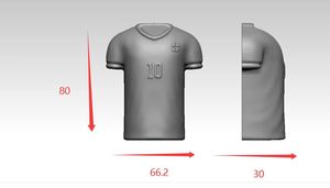 Juguete Antiestrés Creativo de Rebote Lento TPR, Diseño de Camiseta de Fútbol, para Aliviar el Estrés - Product Image 6