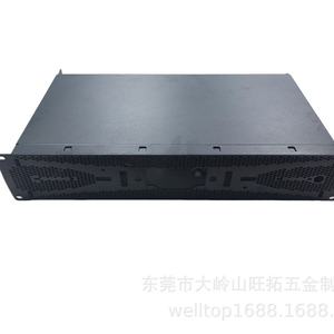 Boîtier de haut-parleur en profilé d'aluminium de précision en tôle perforée, châssis en acier inoxydable 304, boîtier de routeur pour décodeur, Chine - Product Image 2