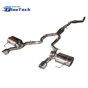 Système d'échappement Valvetronic en acier inoxydable haute performance avec soupapes et double sortie pour Jaguar XE 2.0T - Product Image 1