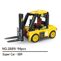 Wange 2889 – Nouvelle collection de modèles de voitures de course super sportives créatives à assembler, jouet éducatif en plastique pour garçons