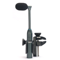 BETA98AMP Miniature Cardioid Noise Cancelling Condenser Wired Vocal Microphone XLR Connection Compact Design for Studio