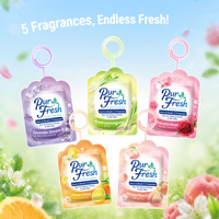 Désodorisant de voiture en gel à suspendre, multifonctionnel, aux huiles essentielles naturelles de citronnelle, longue durée, parfum frais et moderne