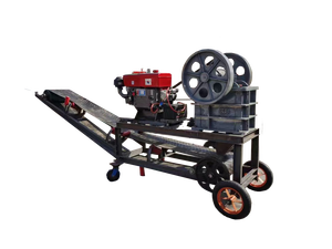 ¡Gran oferta! Planta completa de trituración de piedra con motor diésel mini, máquina móvil de mandíbulas para roca con motor diésel pequeño, trituradora de ladrillos. - Product Image 3