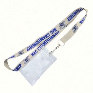 Wholesale Eco-Friendly Custom Polyester Neck Strap Lanyard with <b>Hook</b> Offset Printing Card Case From China at Low Price - Product Image 3