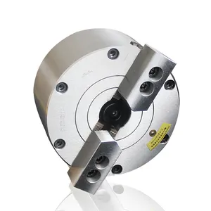 CNC旋盤ドリルフライス加工用の多肢選択インチ旋盤チャック内蔵の固体空気圧パワーチャック