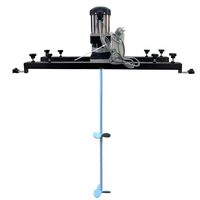 Agitateur Mélangeur Électrique Industriel Portable pour Conteneurs IBC, Machine de Mélange pour Liquides Vaisselle et Shampoings