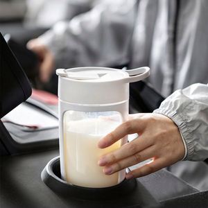 Bouteille Électrique Mélangeuse Automatique 600 ml à Double Paroi Écologique avec Couvercle, Personnalisable avec Logo, pour Adultes, Prête à Boire, Anti-Bouillonnements - Product Image 4