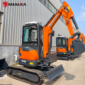 Mini-excavatrice SHANDING, moteur EPA, 1 tonne, nouvelle pelle sur chenilles, petite excavatrice agricole avec cabine - Product Image 3