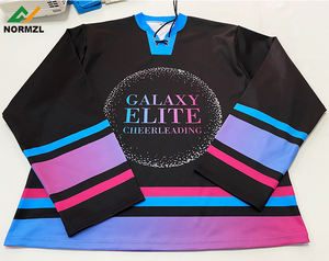 Normzl, venta al por mayor, camisetas de hockey sublimadas, camiseta de porristas personalizada, camiseta de hockey sobre hielo para jóvenes - Product Image 3