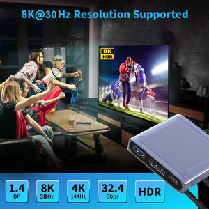 Base de conexión USB C a DisplayPort 1.4 8K 3 en 1, cable Thunderbolt 3 Tipo C a DisplayPort 1.4 con carga PD y puerto USB 3.0 para Macs - Product Image 4