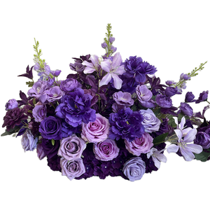 IFG Wholesale, Anneau de bougies en soie fleurie fait main, Centre de table moderne pour mariage, Décoration de table pour la Saint-<span class=keywords><strong>Valentin</strong></span> - Product Image 1