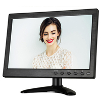 Moniteur couleur LCD TFT IPS 10,1 pouces, écran large 1280x800P, petit format, moniteur d'ordinateur de bureau 10 pouces, moniteur LED, DP SDI VGA AV BNC