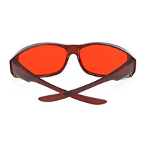 Lunettes de sécurité laser de protection oculaire directes d'usine 532nm Lunettes de sécurité protectrices laser pour l'argon
