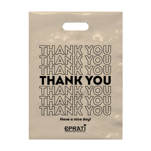 ถุงพลาสติกแบบใช้แล้วทิ้งรักษ์โลกเสริมความแข็งแรงแบบไดคัทสำหรับร้านค้าบูติกขายส่ง - Product Image 2