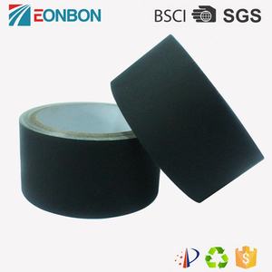 Fabricant de gros ruban adhésif à base de tissu mat <span class=keywords><strong>occultant</strong></span> épais résistant à l'usure imperméable PE noir coloré ruban adhésif - Product Image 3