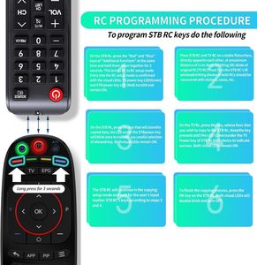 Control Remoto de Repuesto para Decodificadores <span class=keywords><strong>IPTV</strong></span> MAG 324, 324w2, MAG 424, MAG 524, Mag 524W3, W3 Linux, T4HU1615, 41KA - Product Image 3