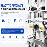 Machine d'emballage automatique de sachets de levure en poudre avec alimentation par vis sans fin
