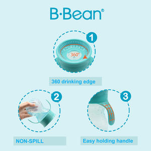 แก้วหัดดื่มเด็ก 360 Edge รุ่น First-Class ฝาปิดกันหก 240 มล./8 ออนซ์ ลายการ์ตูน วัสดุซิลิโ<span class=keywords><strong>คน</strong></span> PP ปลอดสาร BPA พร้อมหูจับ ใช้งานง่าย - Product Image 3