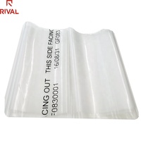 Film plastique transparent en polyéthylène 6 mil, anti-UV, transmission lumineuse 89 %, bâche plastique pour serre, protection UV pour serre