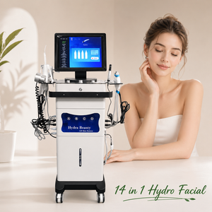 14 Handles Hydro Facial Machine Skin Care Facial Cleaning Deep Cleansing Acne Treatment Commercial Use Touchscreen IT Plug - Product Image 1