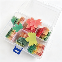 Boîte de papier gaufré pour feuilles comestibles assorties à motifs floraux, boîte de rangement, vente en gros, directement de l'usine, fourniture OEM, en stock, pour décoration de gâteaux