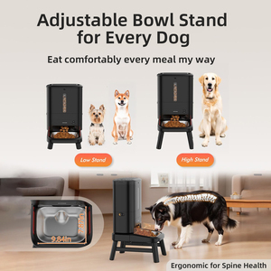 Distributeur automatique de nourriture pour chien intelligent OEM 15L avec caméra, application Tuya, programmation par minuterie, enregistreur vocal, vision nocturne, pour grands chiens - Product Image 5