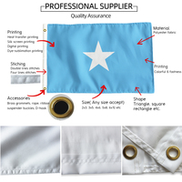 Drapeau somalien Bolisi en polyester 100% résistant aux UV, tailles personnalisées 20*30cm, 90*150cm, 30*45cm, 3x5 pieds, vente en gros