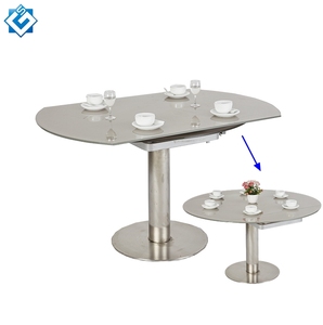 Mécanisme avec papillons faisant <span class=keywords><strong>table</strong></span> carrée, multifonctionnel, meuble de maison, <span class=keywords><strong>table</strong></span> carrée, conversion en <span class=keywords><strong>table</strong></span> ronde, cadre d'extension <span class=keywords><strong>pliable</strong></span> - Product Image 6