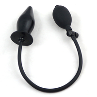 Balle anale gonflable de grande taille de haute qualité, dilatateur anal à pompe à air, extensible, sans vibromasseur, plug anal